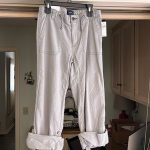 Gray Gap linen pants